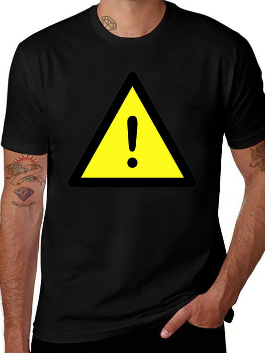 Warning Sign T-Shirt - Caution Graphic Tee