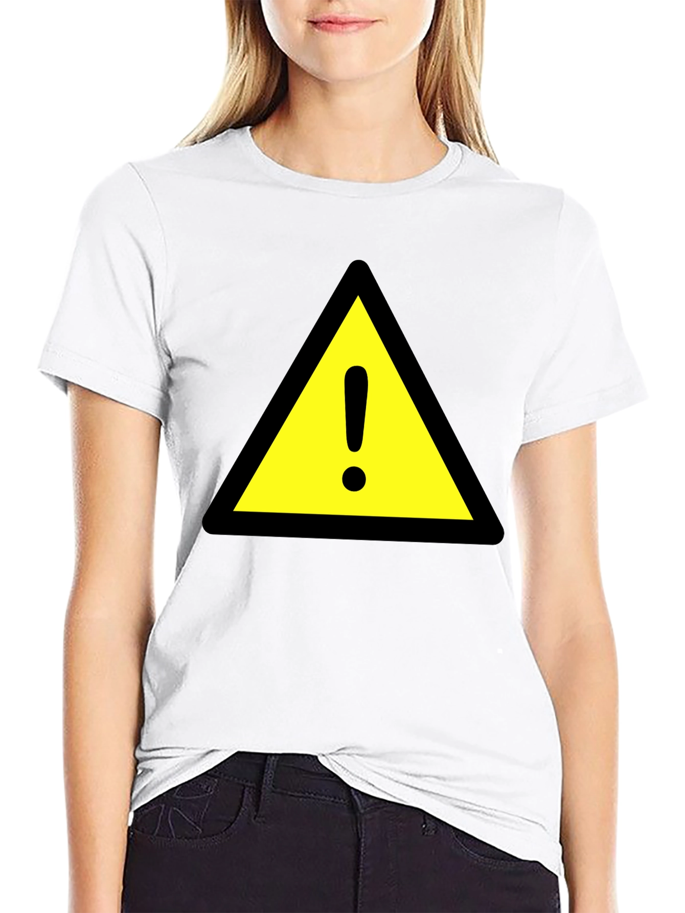 Warning Sign T-Shirt - Caution Graphic Tee