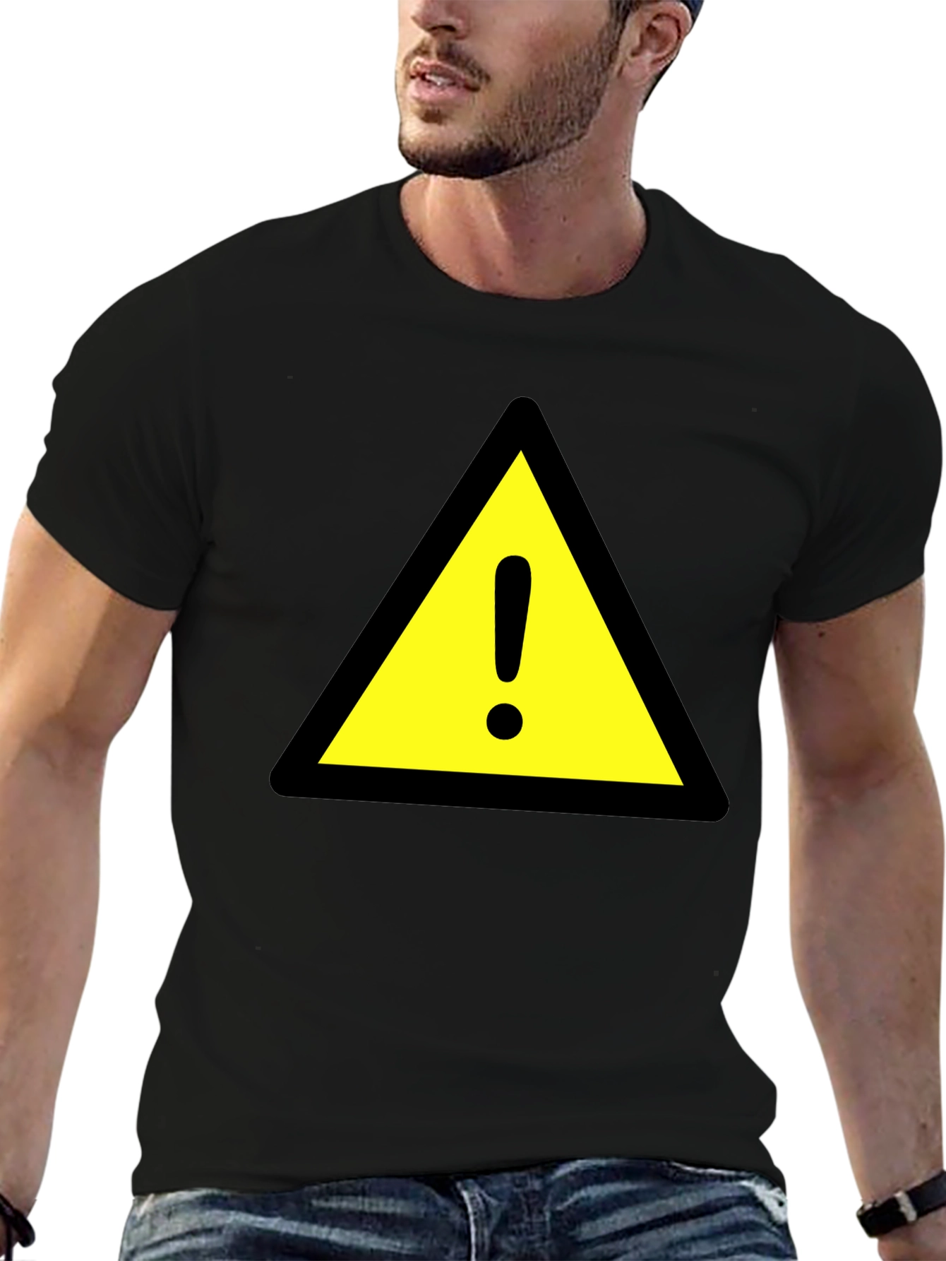 Warning Sign T-Shirt - Caution Graphic Tee