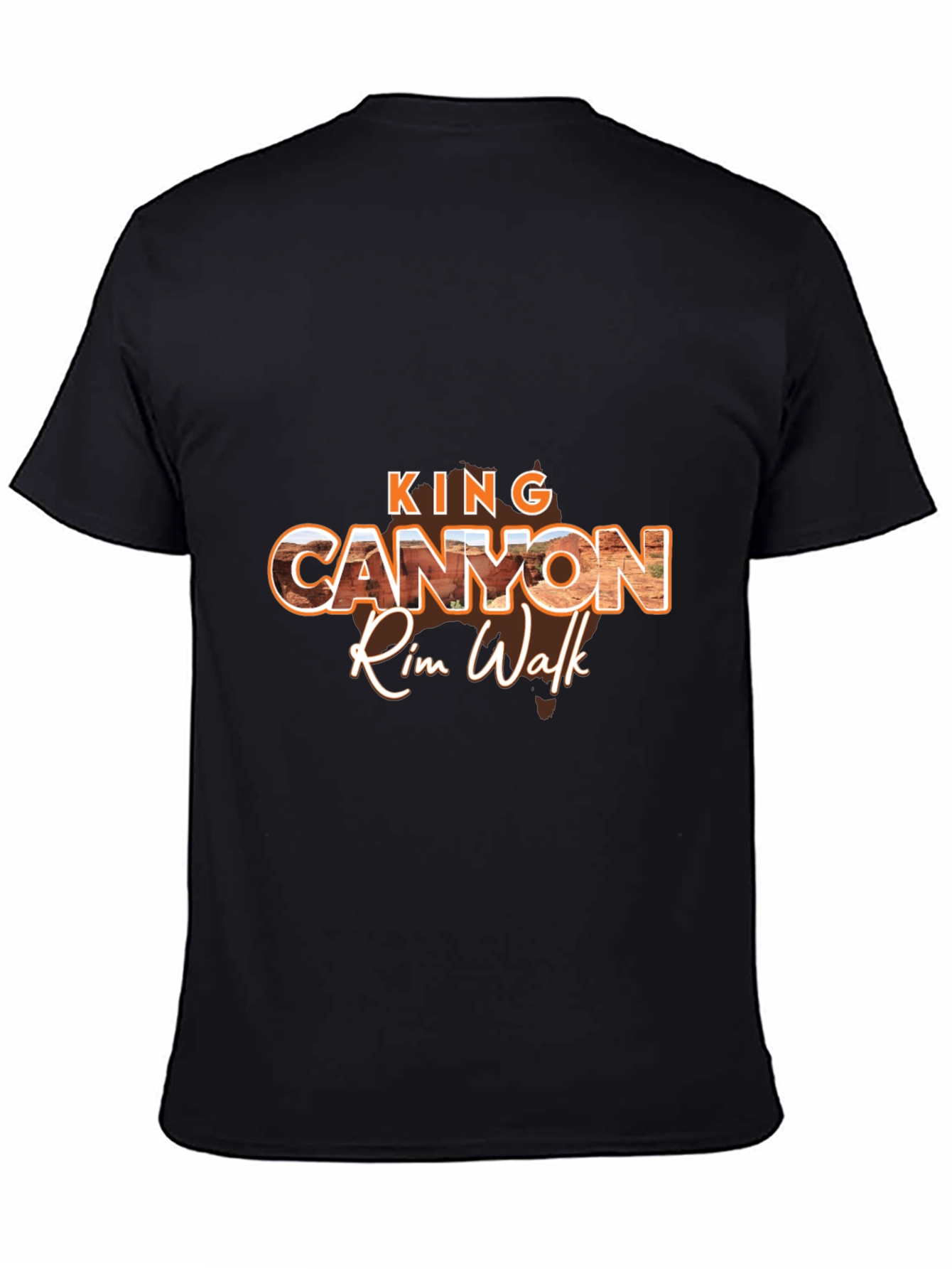 King Canyon Rim Walk Black T-Shirt
