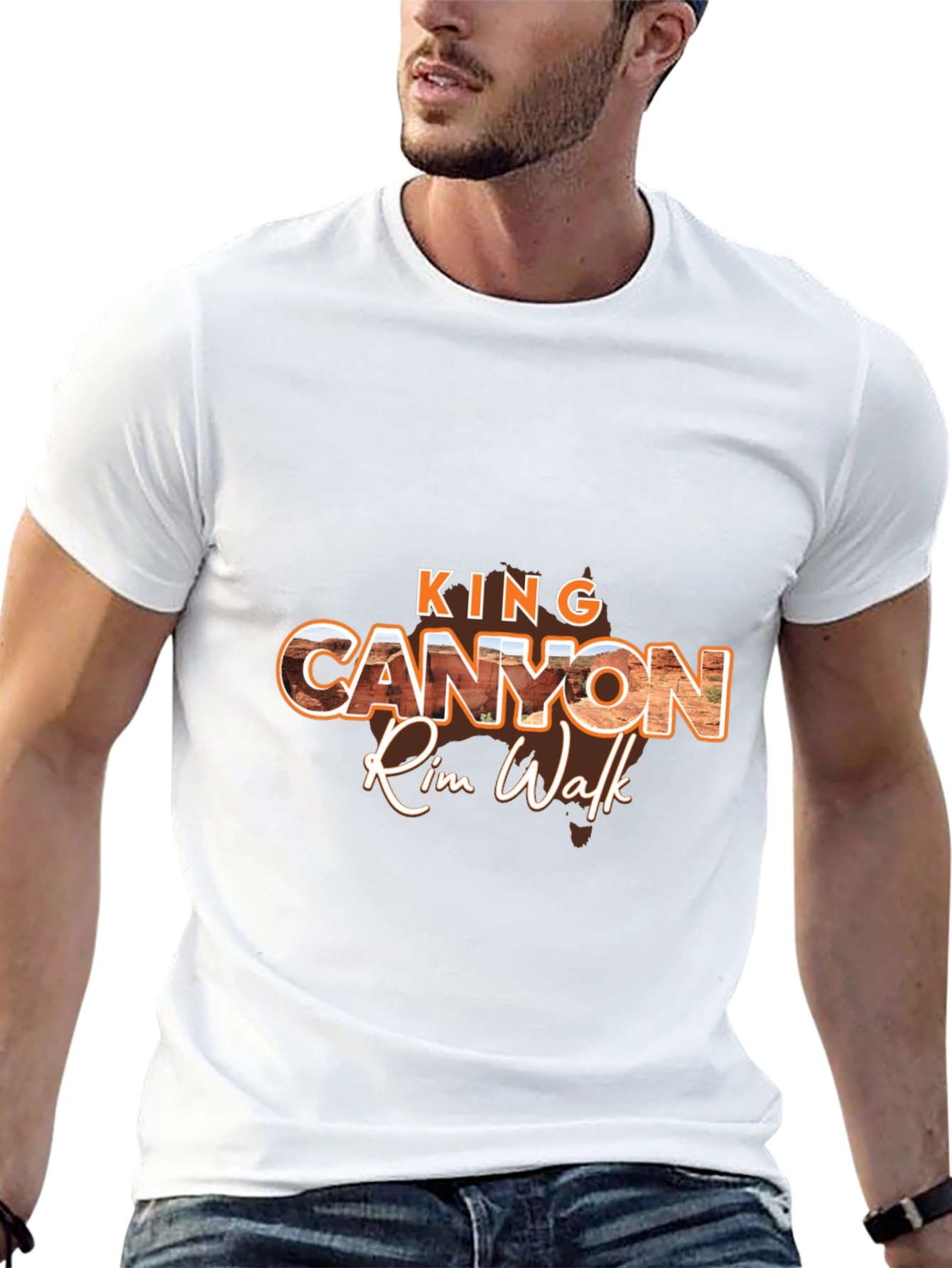King Canyon Rim Walk Black T-Shirt
