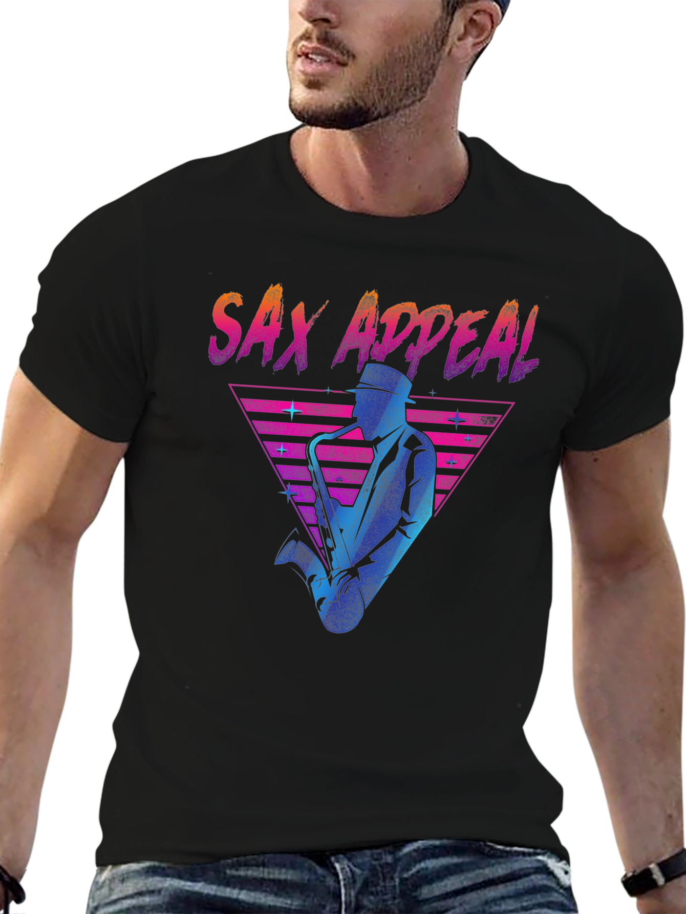 Sax Appeal T-Shirt - Retro 80s Design