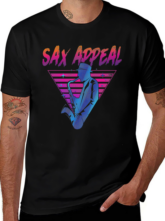 Sax Appeal T-Shirt - Retro 80s Design