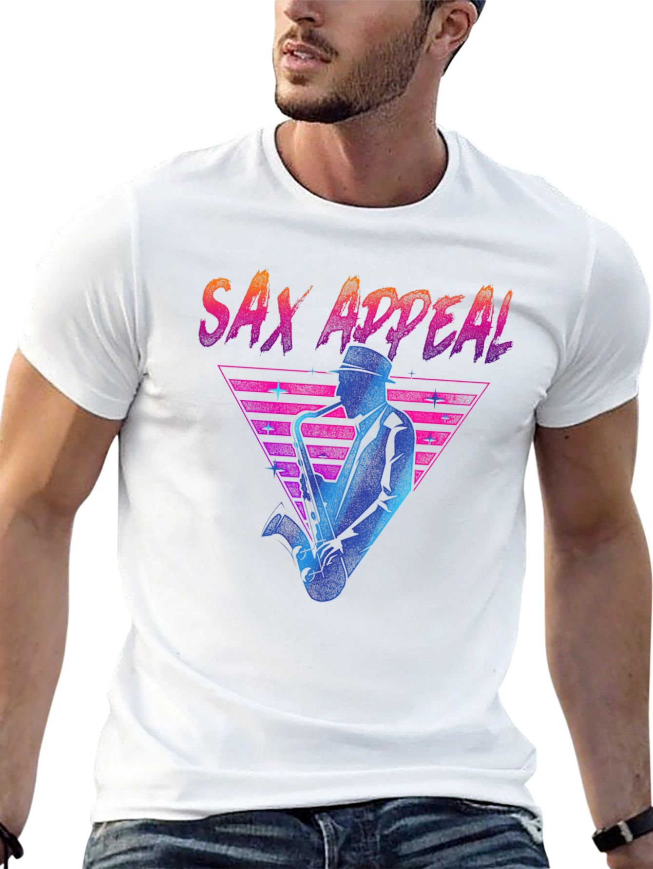Sax Appeal T-Shirt - Retro 80s Design