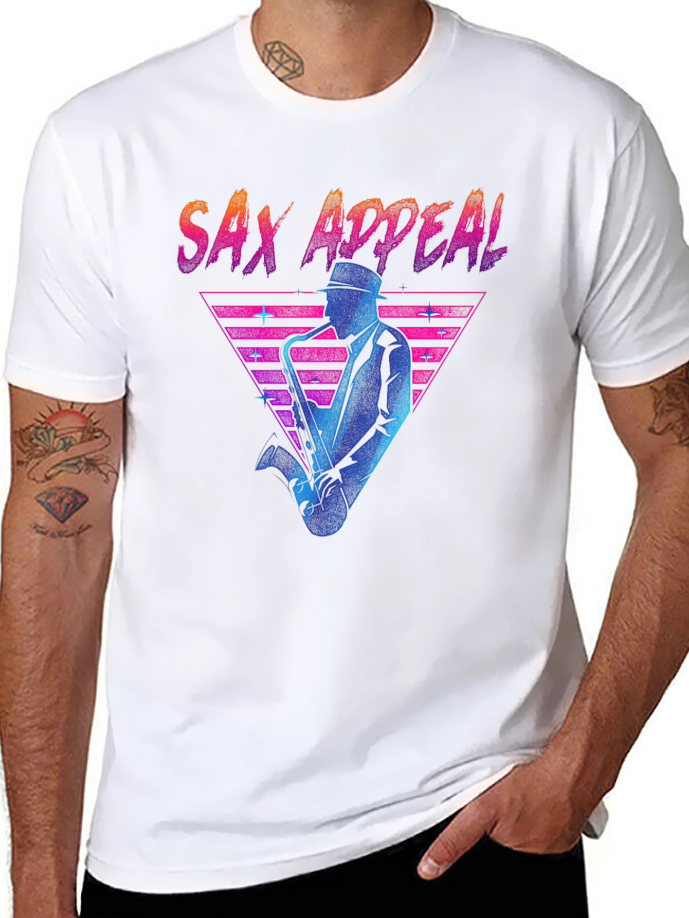 Sax Appeal T-Shirt - Retro 80s Design