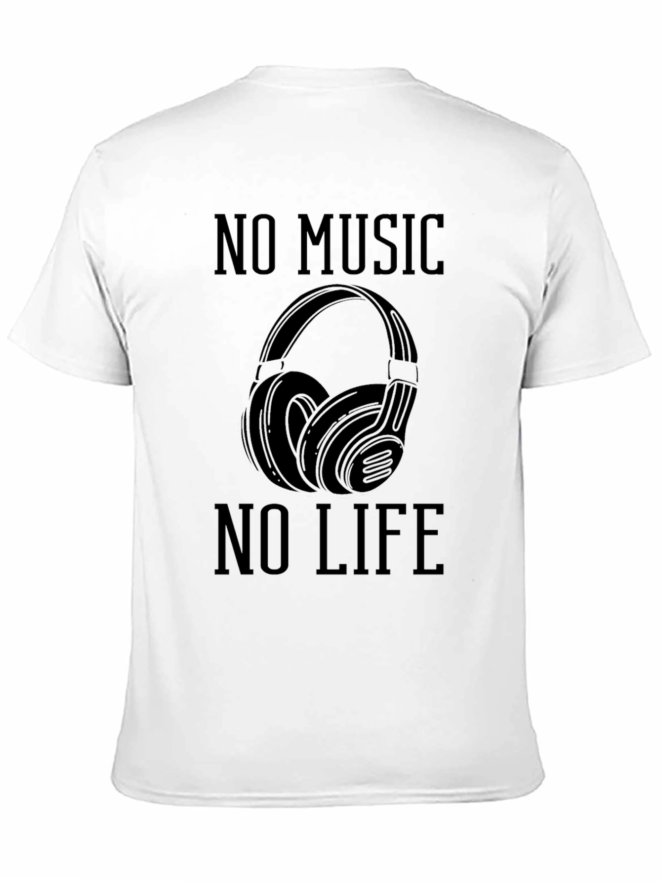 No Music No Life Graphic T-Shirt