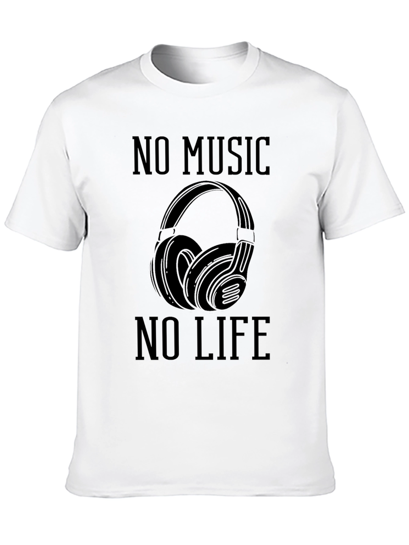 No Music No Life Graphic T-Shirt