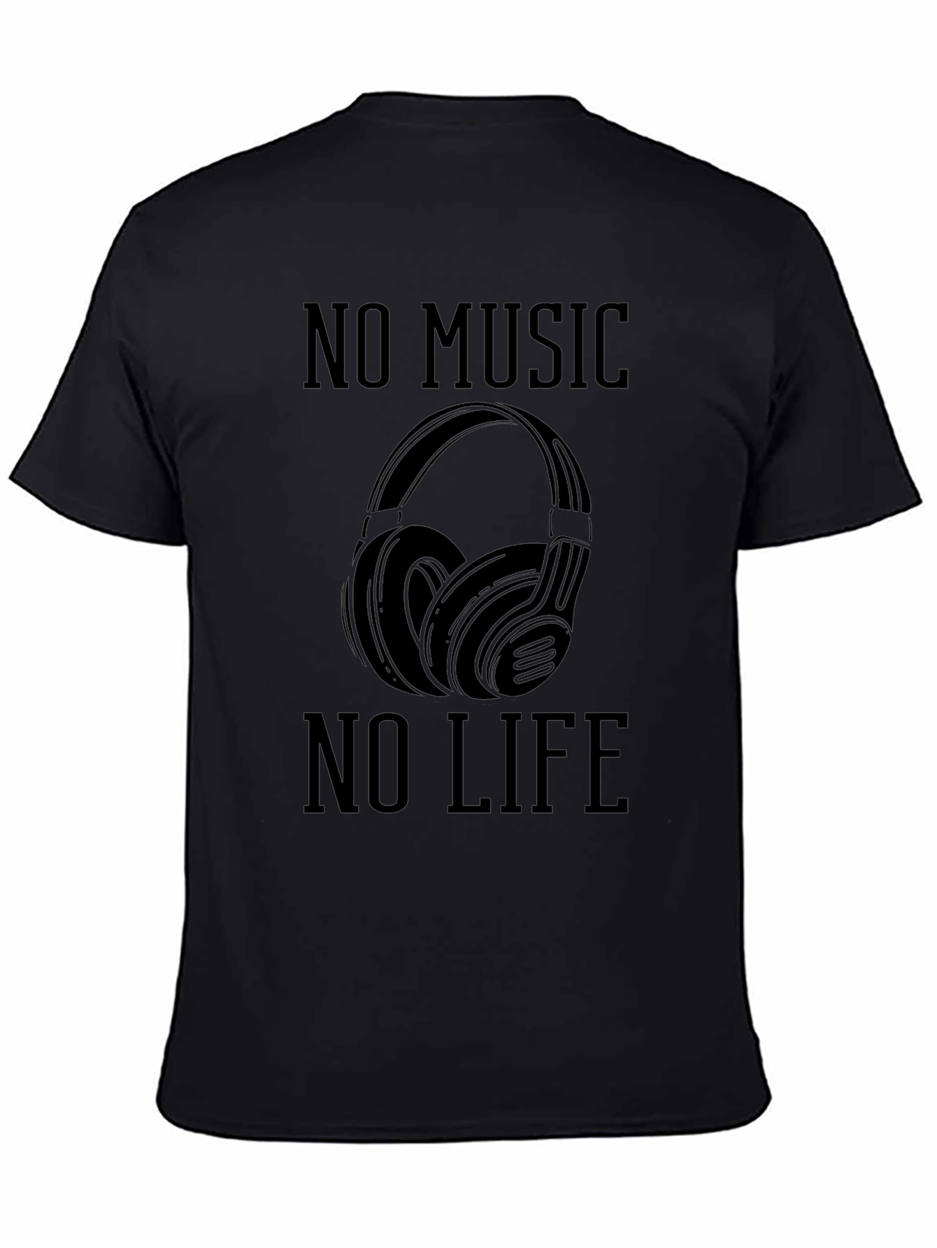 No Music No Life Graphic T-Shirt