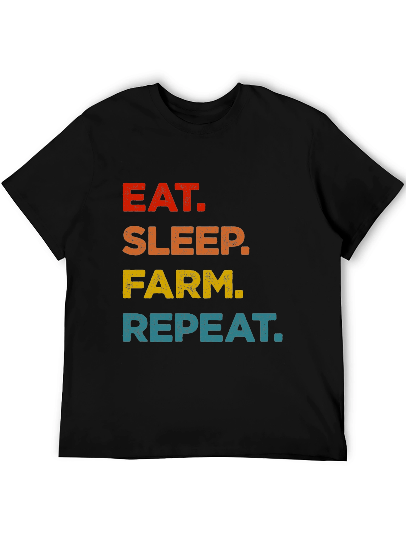 Eat Sleep Farm Repeat Graphic Tee