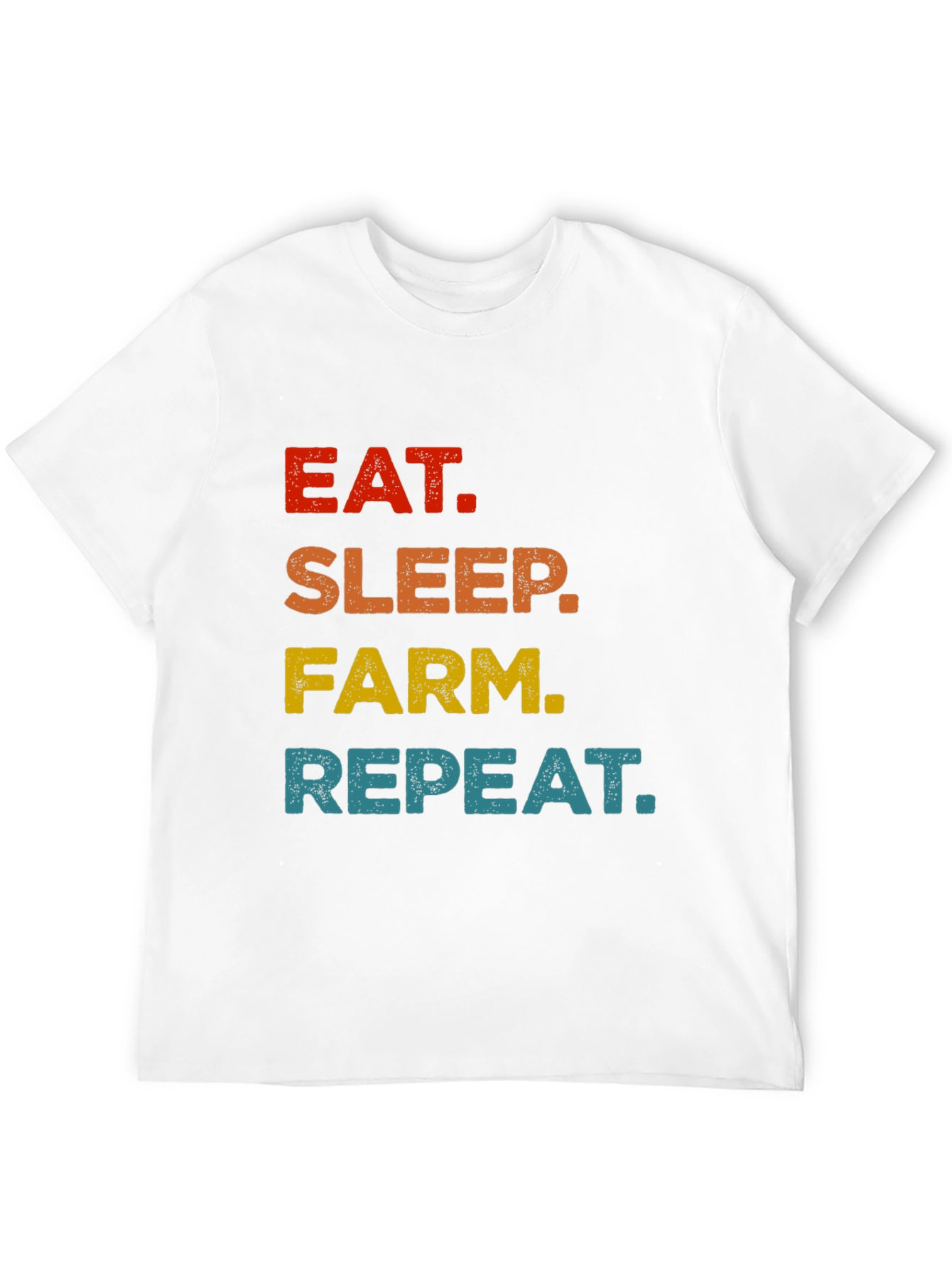 Eat Sleep Farm Repeat Graphic Tee