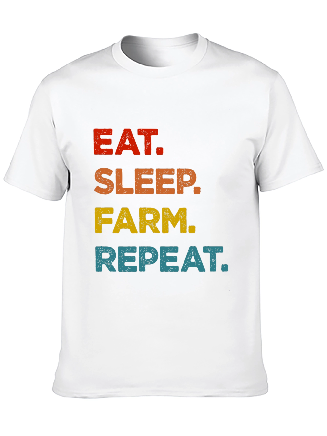Eat Sleep Farm Repeat Graphic Tee