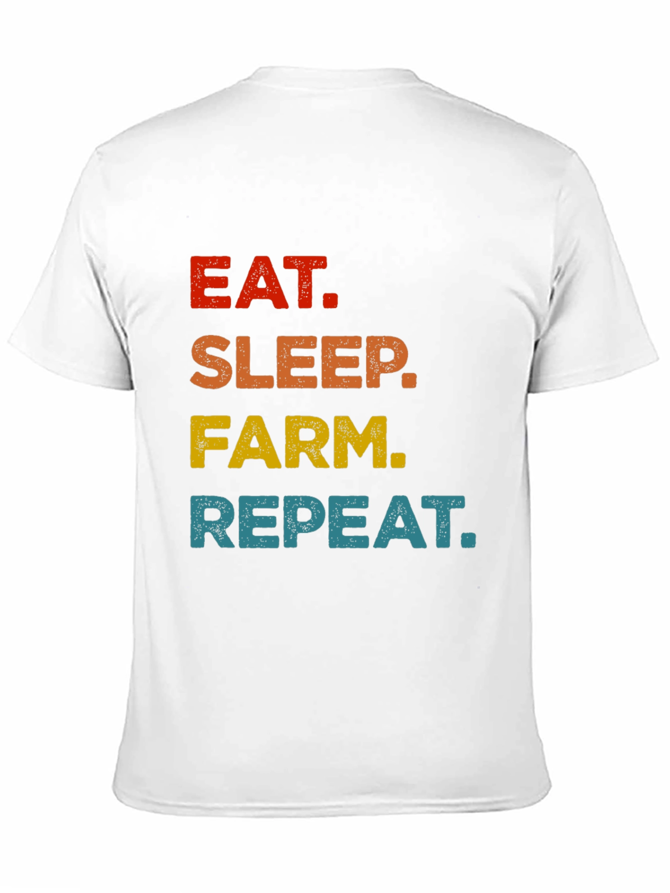 Eat Sleep Farm Repeat Graphic Tee