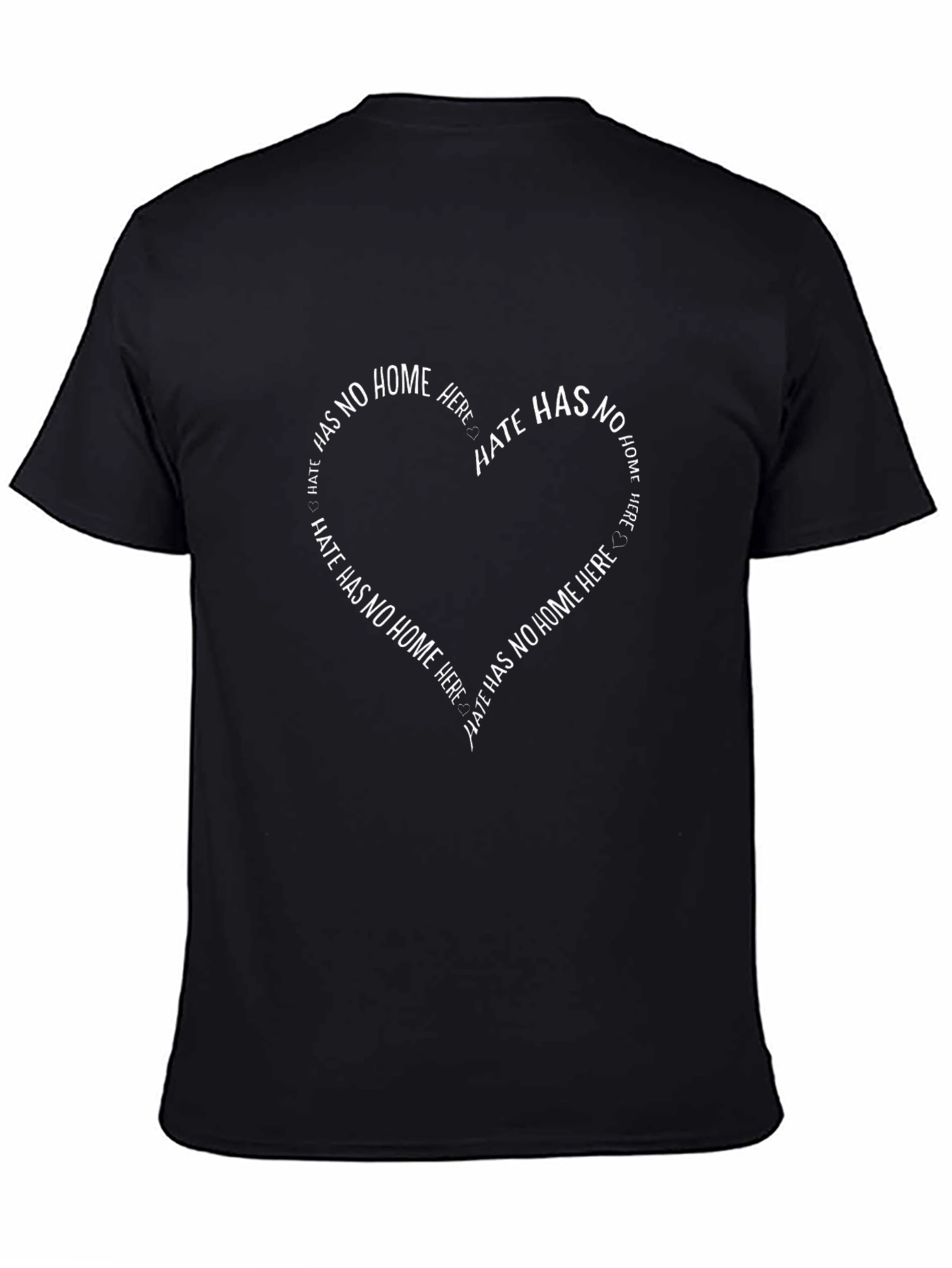 Hate Has No Home Here Heart T-Shirt