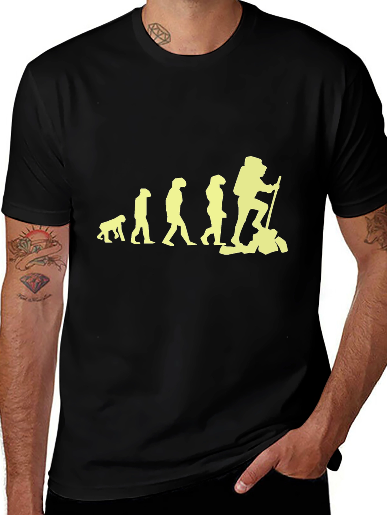 Evolution Hiker Black T-Shirt