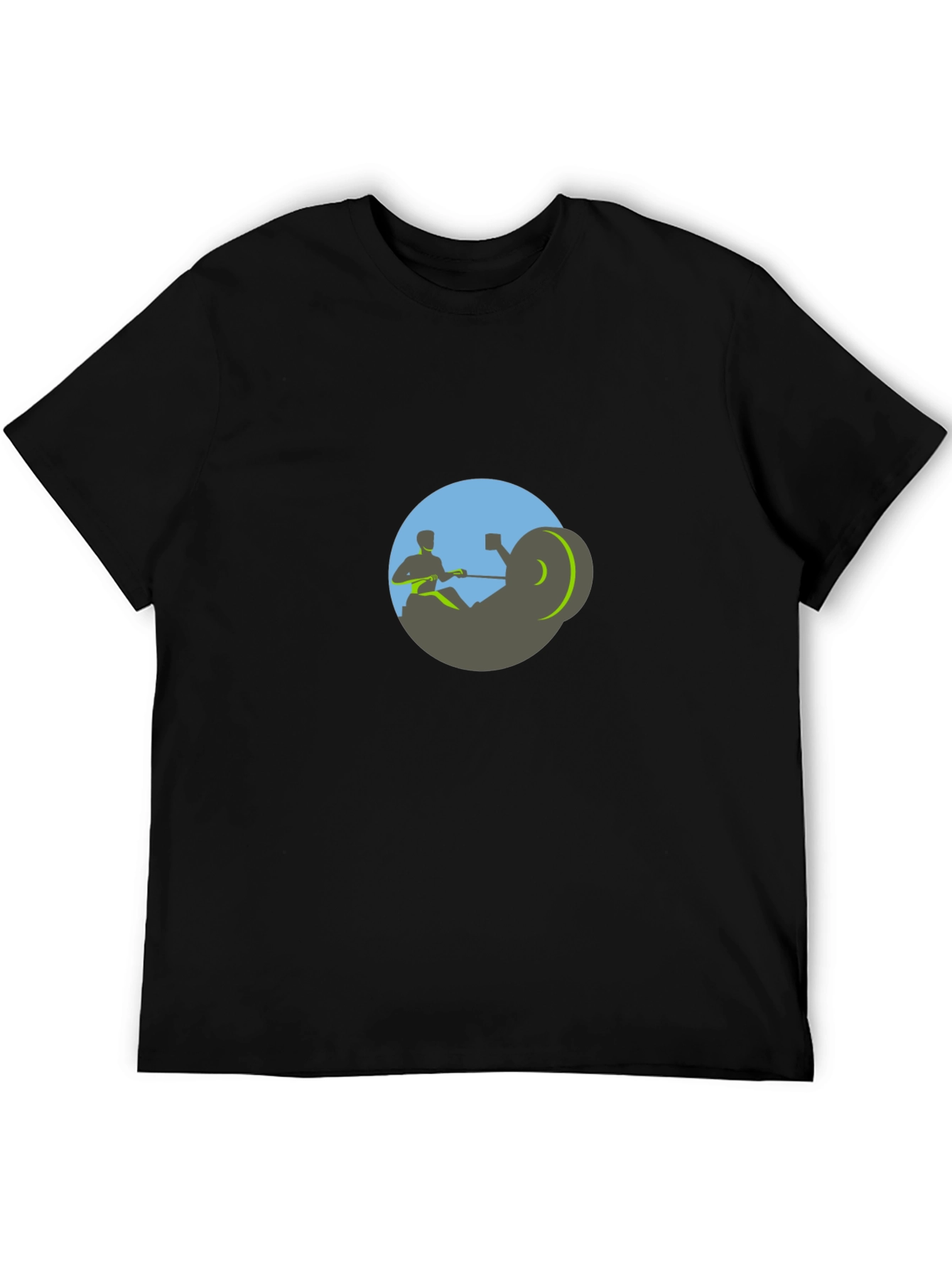Rowing Machine Graphic Tee - Fitness Apparel