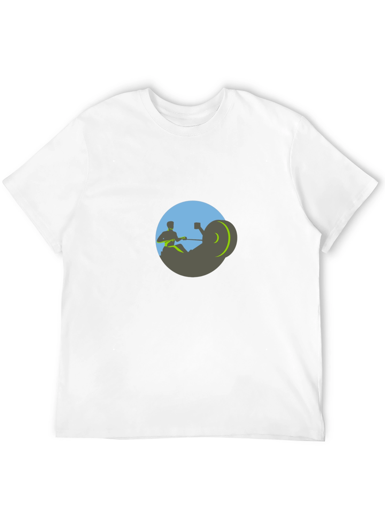 Rowing Machine Graphic Tee - Fitness Apparel