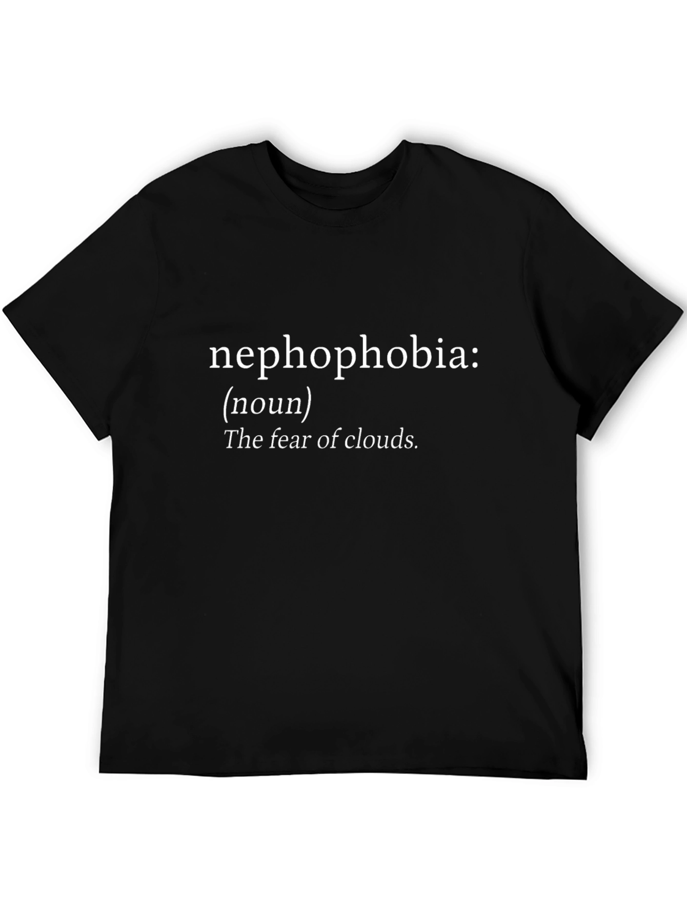 Nephophobia T-Shirt - Fear of Clouds Tee