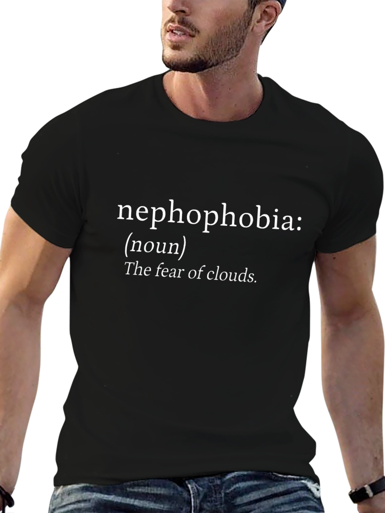 Nephophobia T-Shirt - Fear of Clouds Tee