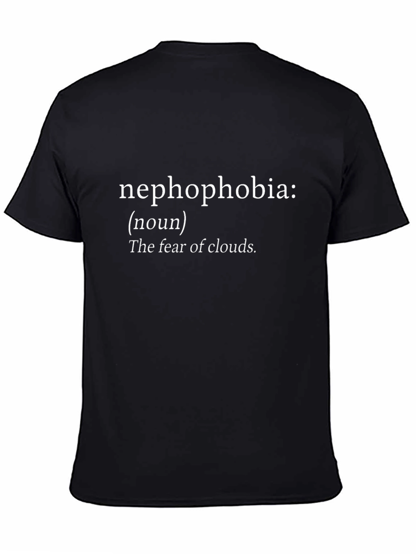 Nephophobia T-Shirt - Fear of Clouds Tee