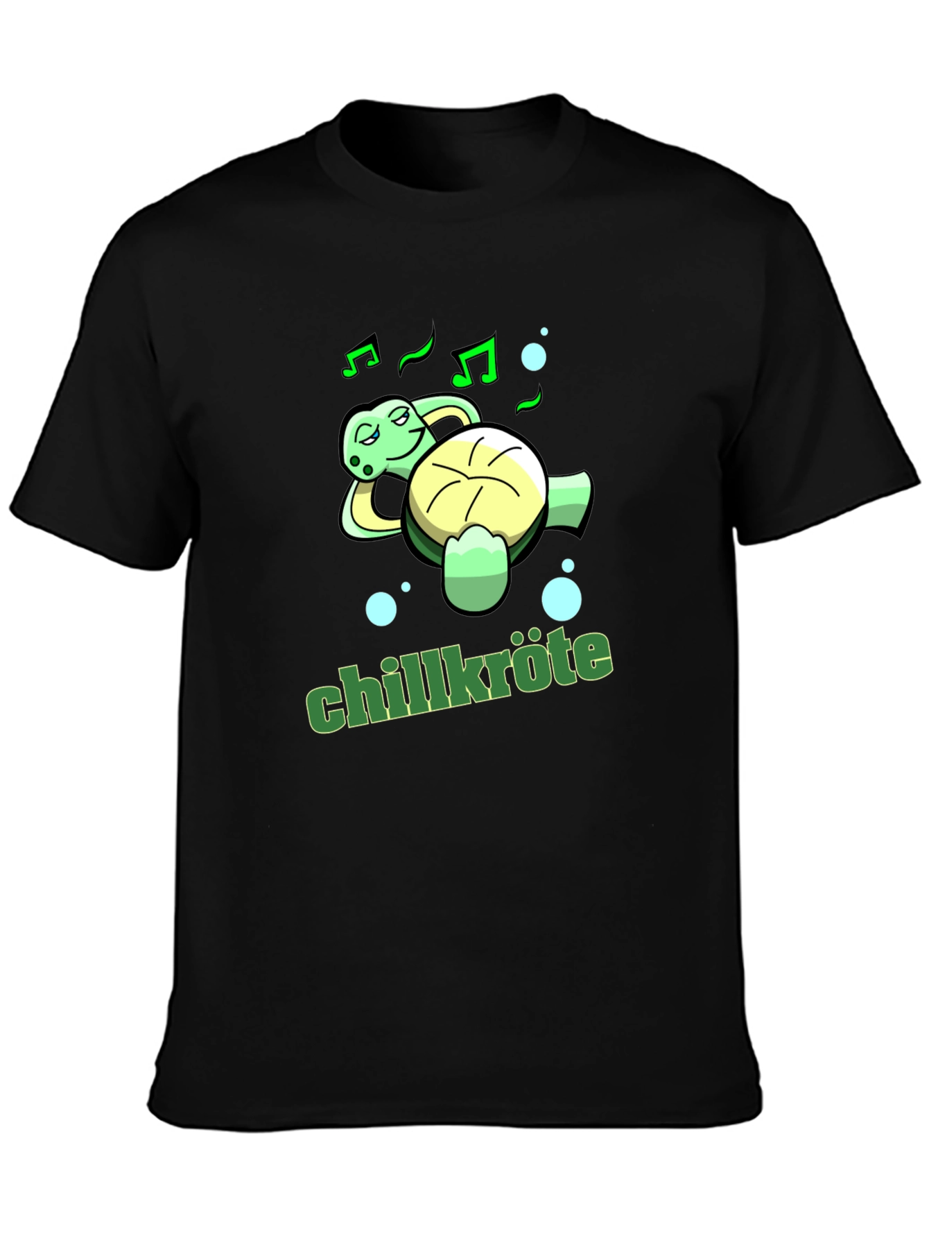 Chillkröte Turtle T-Shirt Relaxed Music Lover Tee