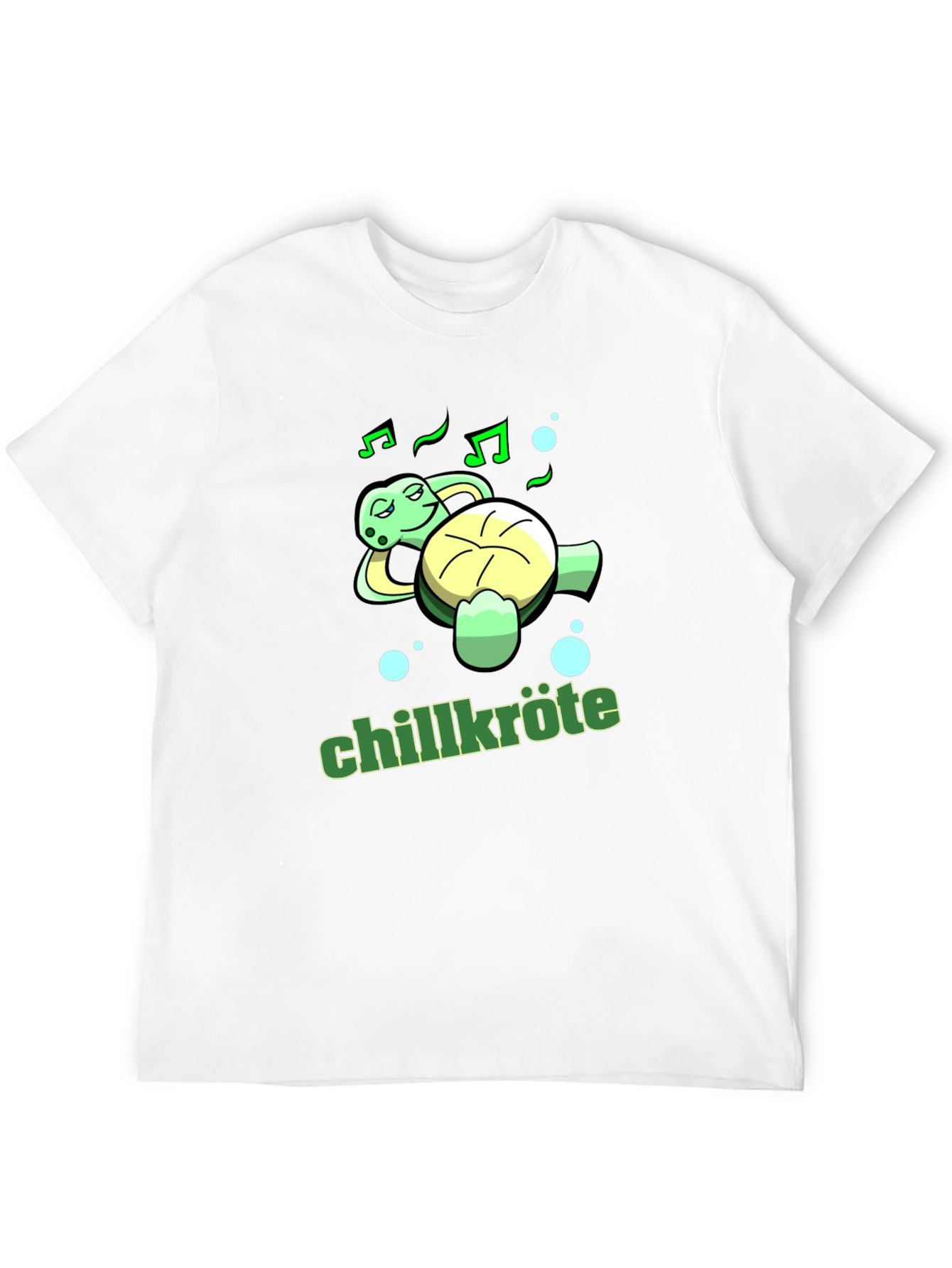 Chillkröte Turtle T-Shirt Relaxed Music Lover Tee