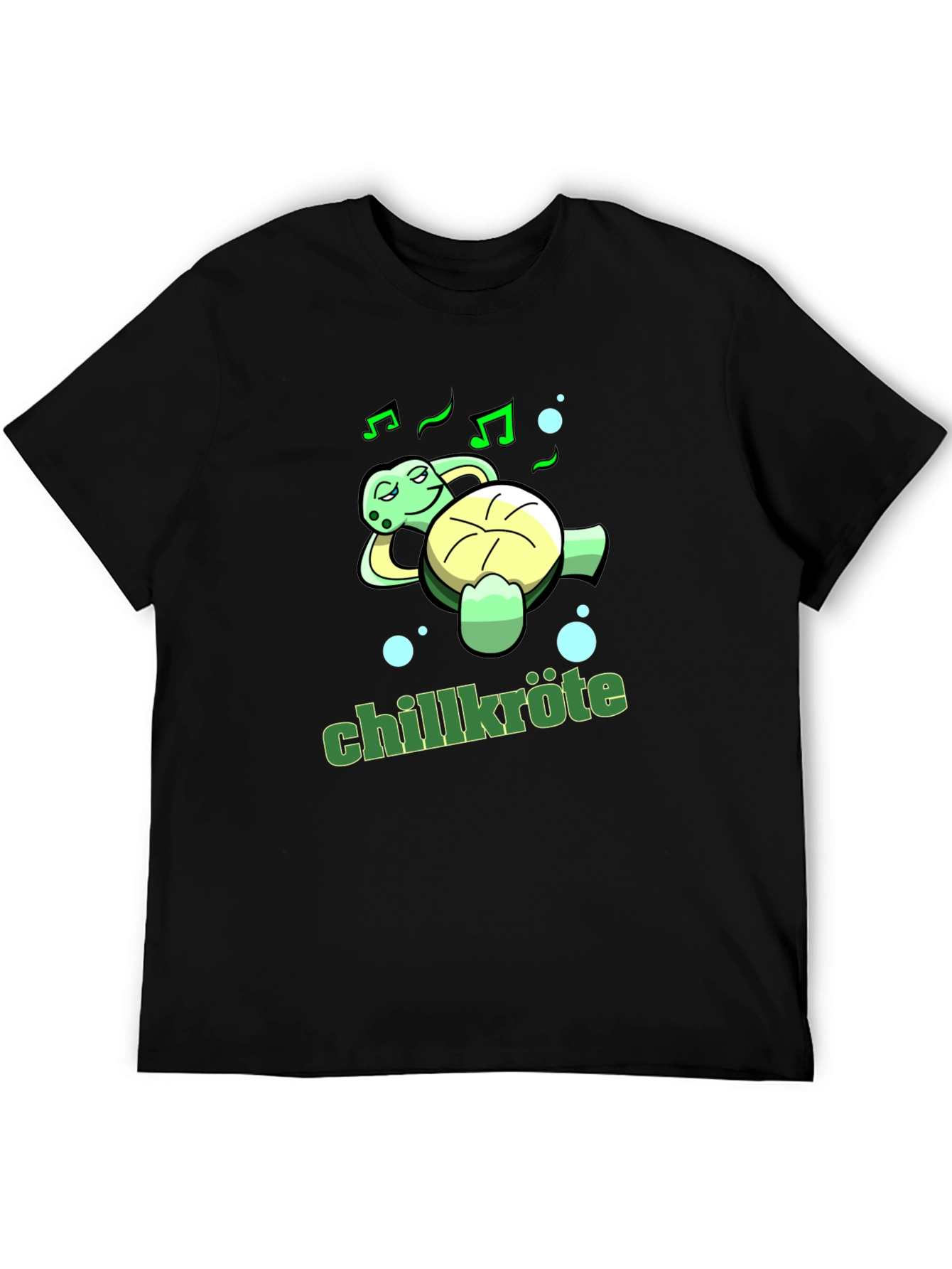 Chillkröte Turtle T-Shirt Relaxed Music Lover Tee
