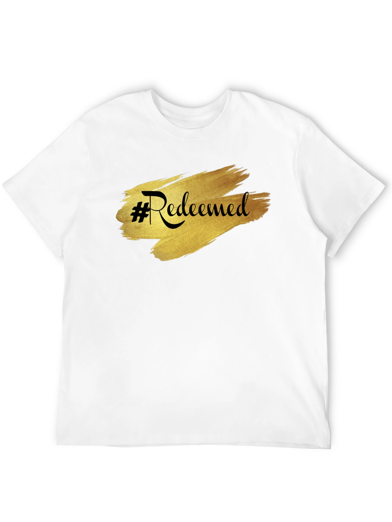#Redeemed Graphic Tee - Stylish Black T-Shirt
