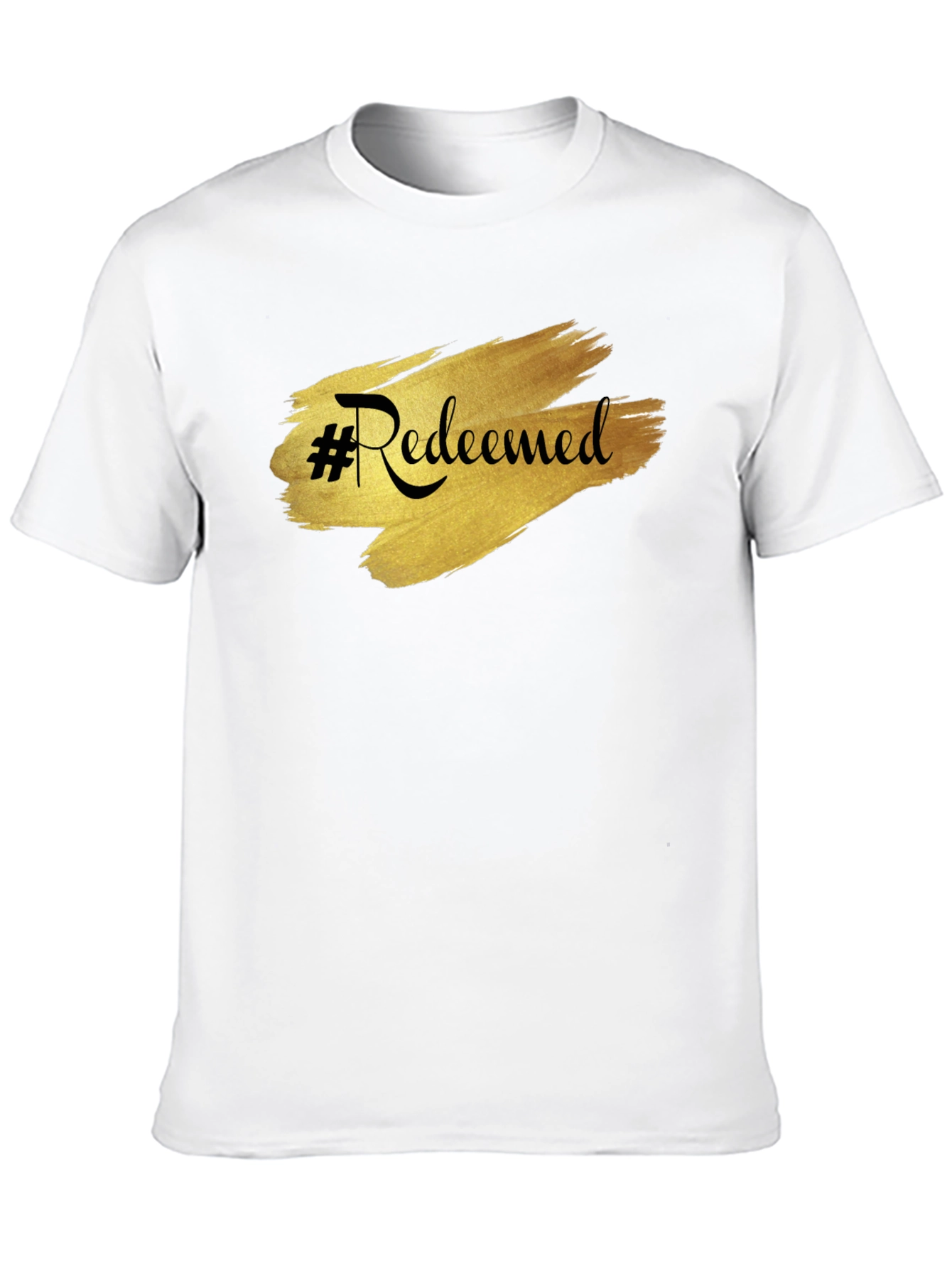 #Redeemed Graphic Tee - Stylish Black T-Shirt