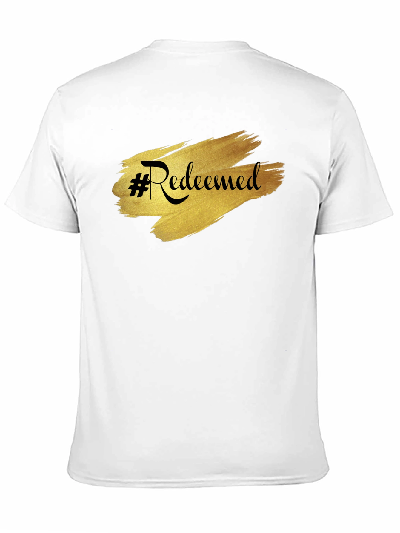 #Redeemed Graphic Tee - Stylish Black T-Shirt