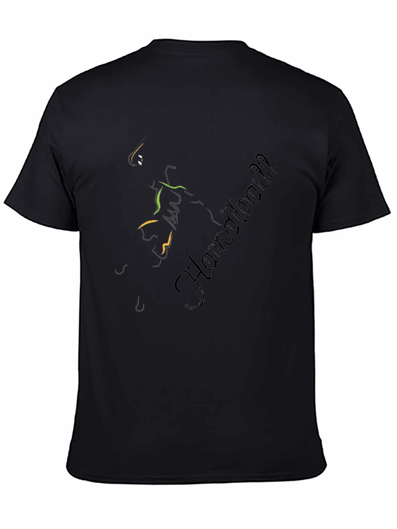 Handball Player Graphic T-Shirt - Sportswear Tee