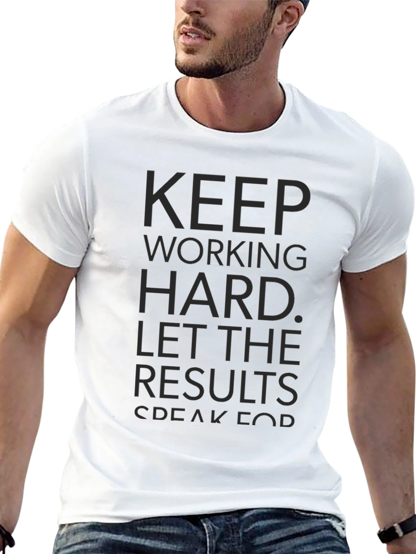 Motivational T-Shirt - Keep Working Hard