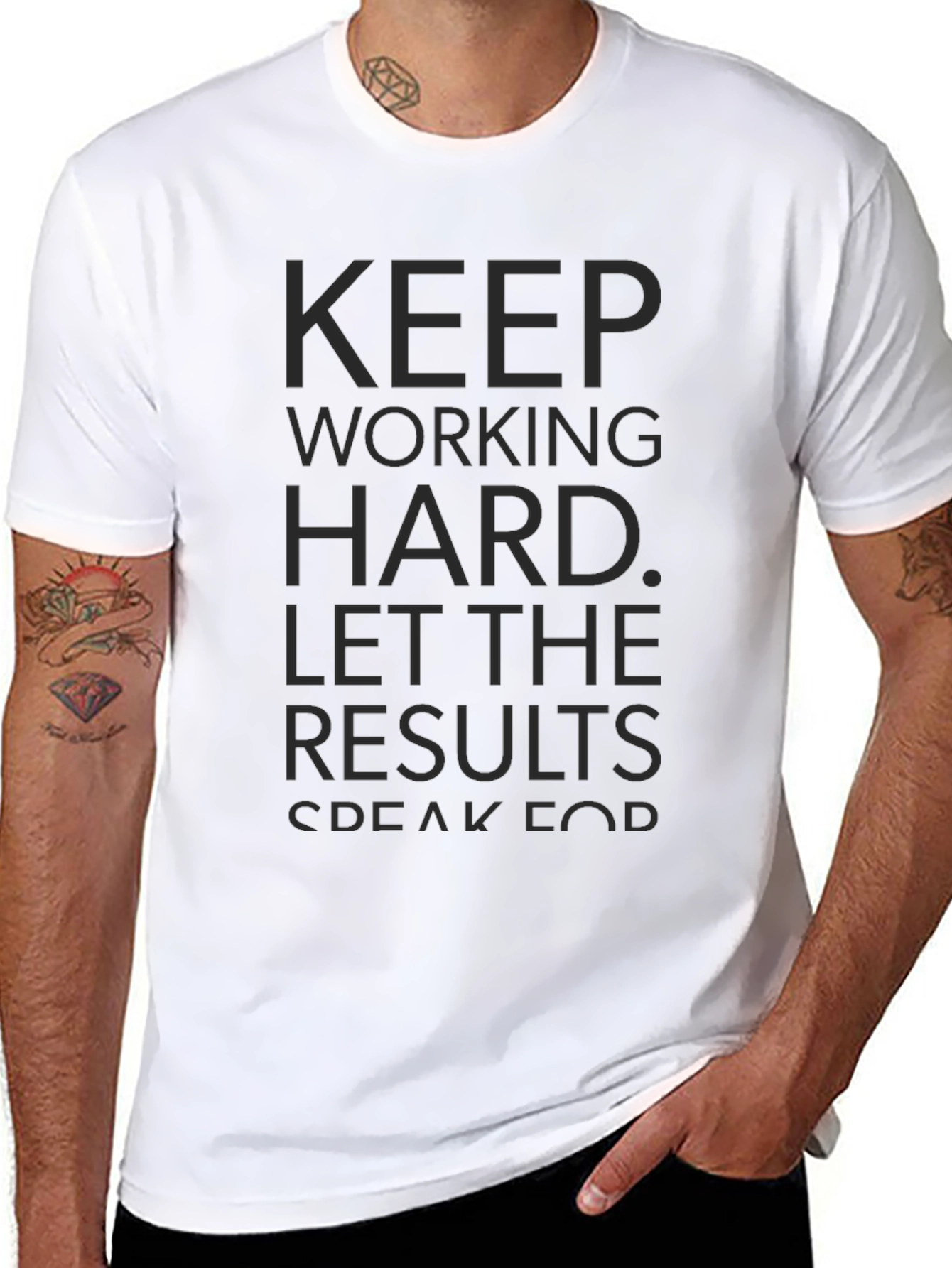 Motivational T-Shirt - Keep Working Hard