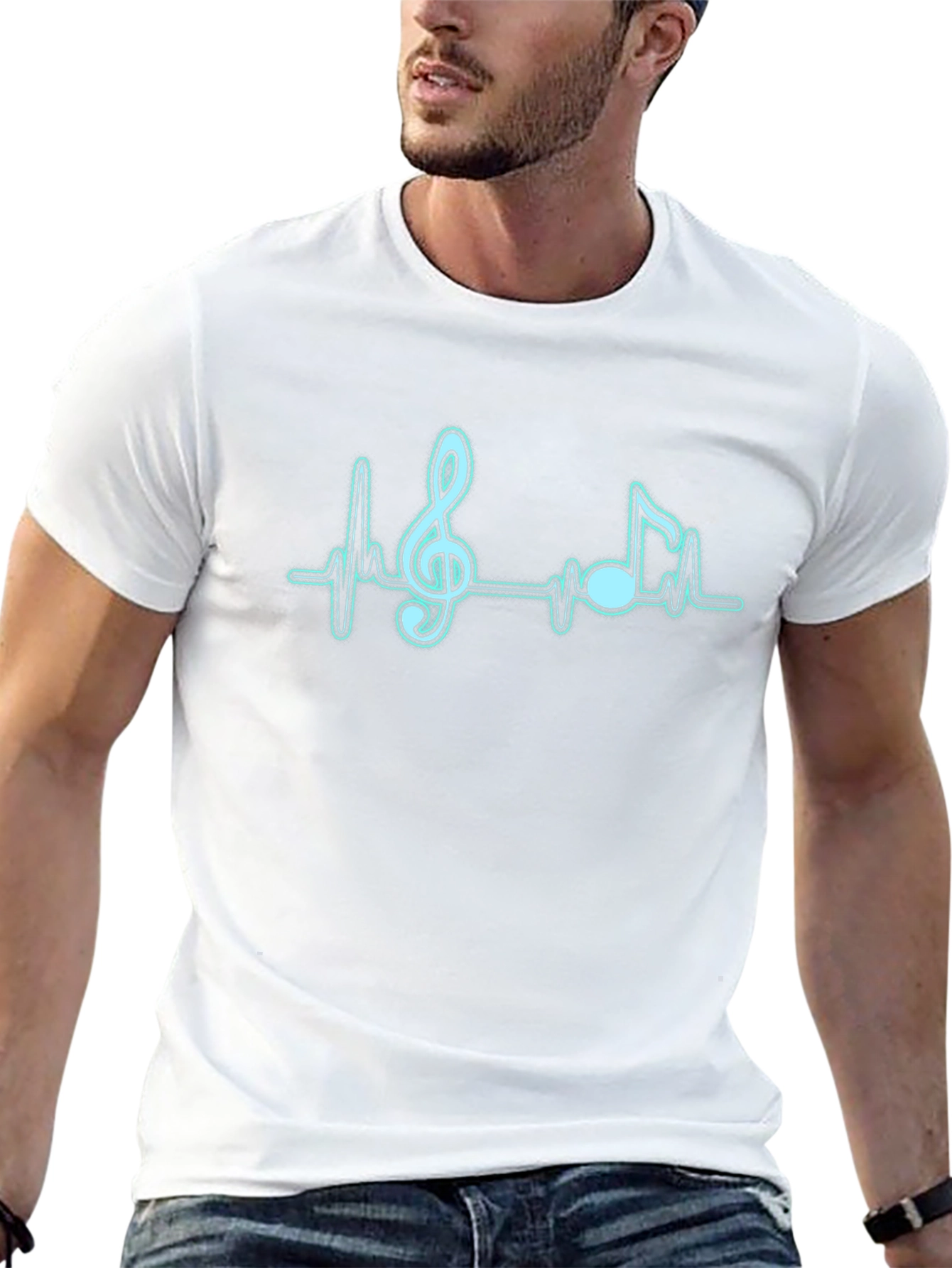 Music Lovers Beat T-Shirt - Black
