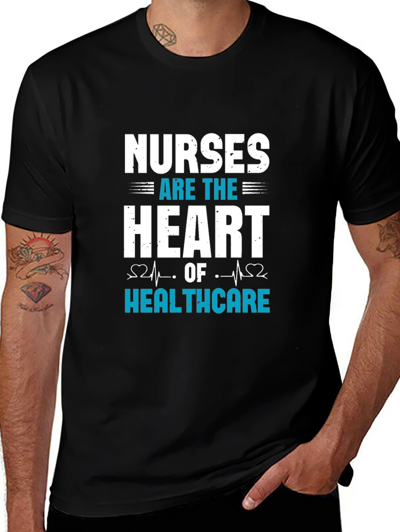 Nurses are the Heart T-Shirt - Healthcare Hero