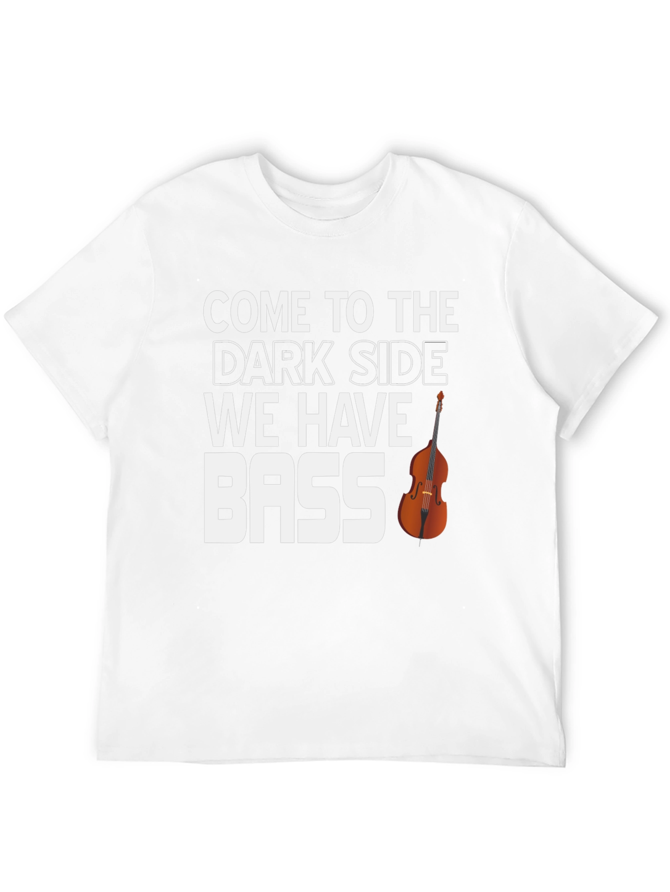 Dark Side Bass T-Shirt - Funny Music Tee