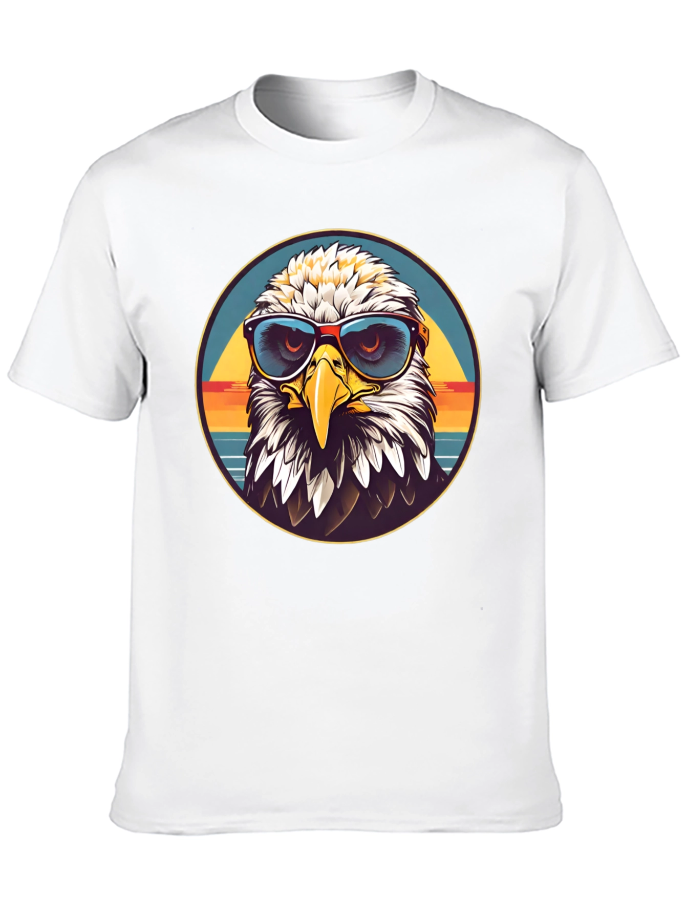 Eagle Graphic T-Shirt with Sunglasses