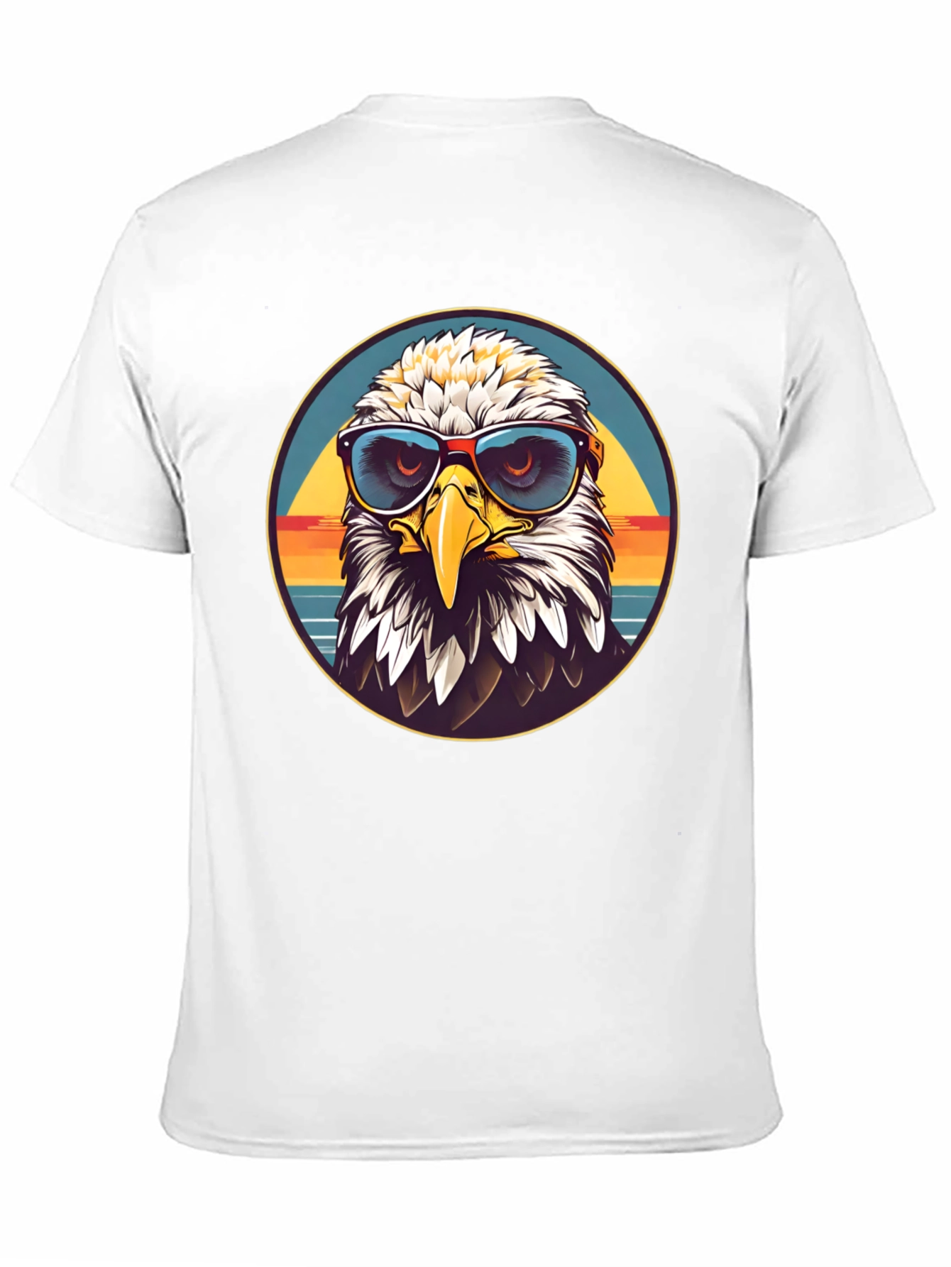 Eagle Graphic T-Shirt with Sunglasses