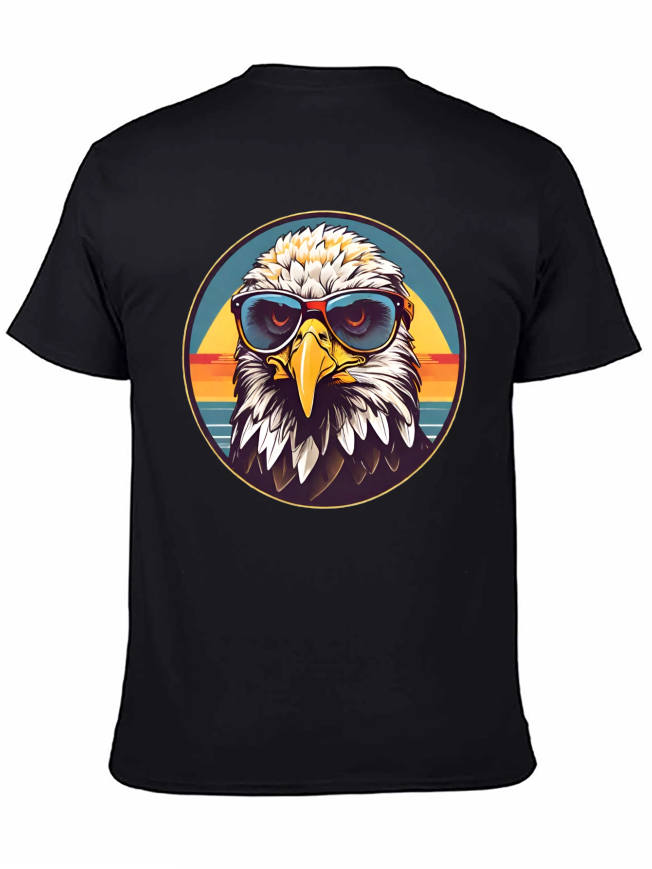 Eagle Graphic T-Shirt with Sunglasses