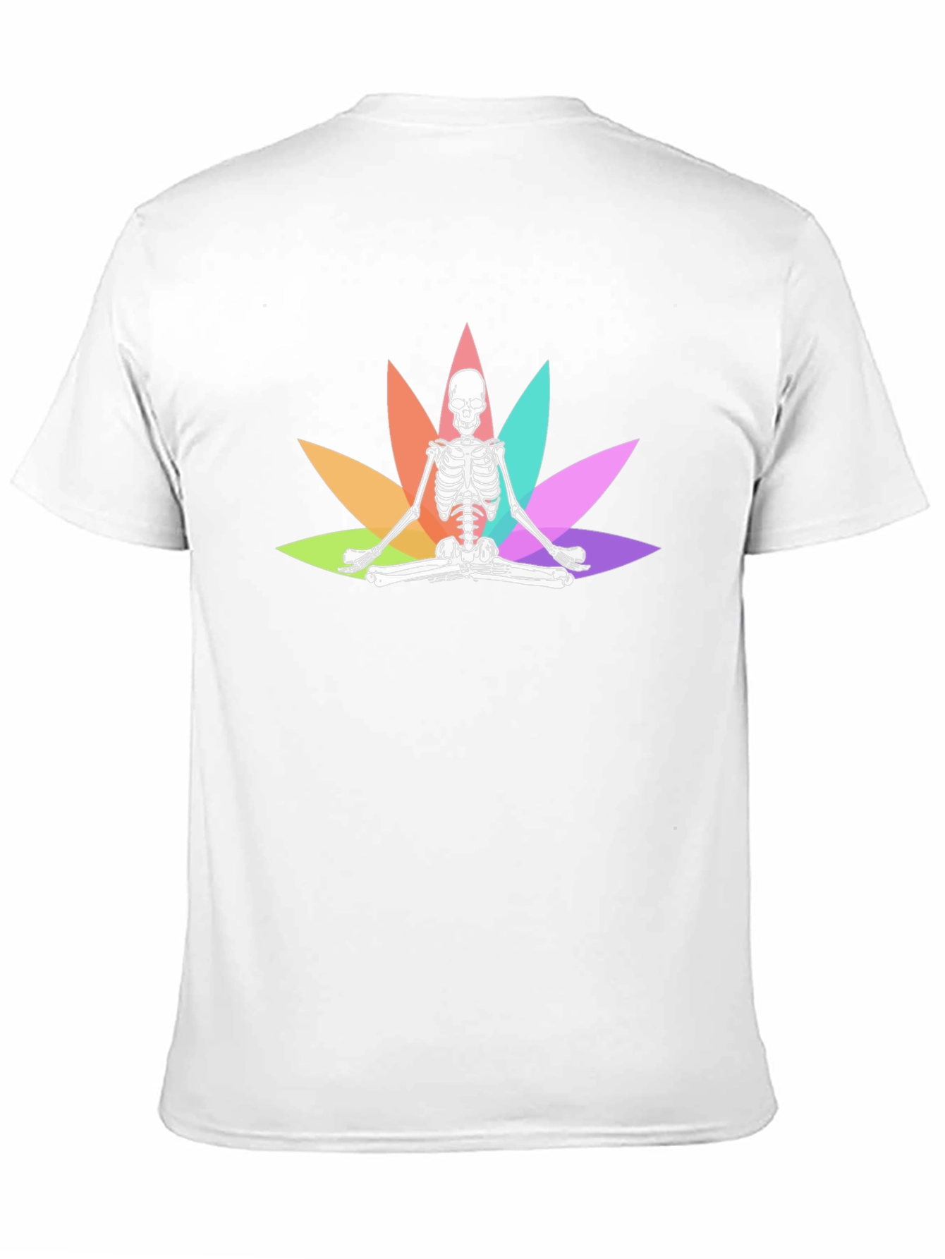Meditating Skeleton Graphic Tee