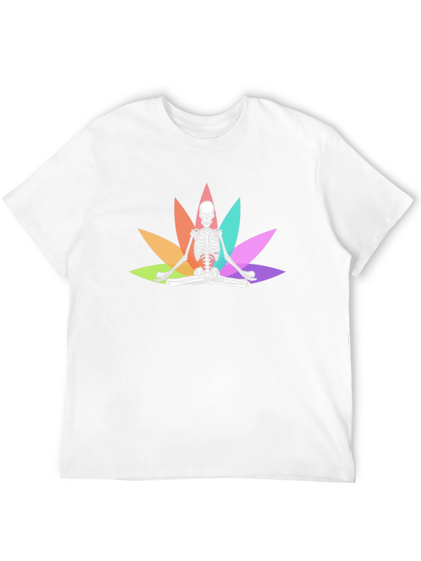 Meditating Skeleton Graphic Tee