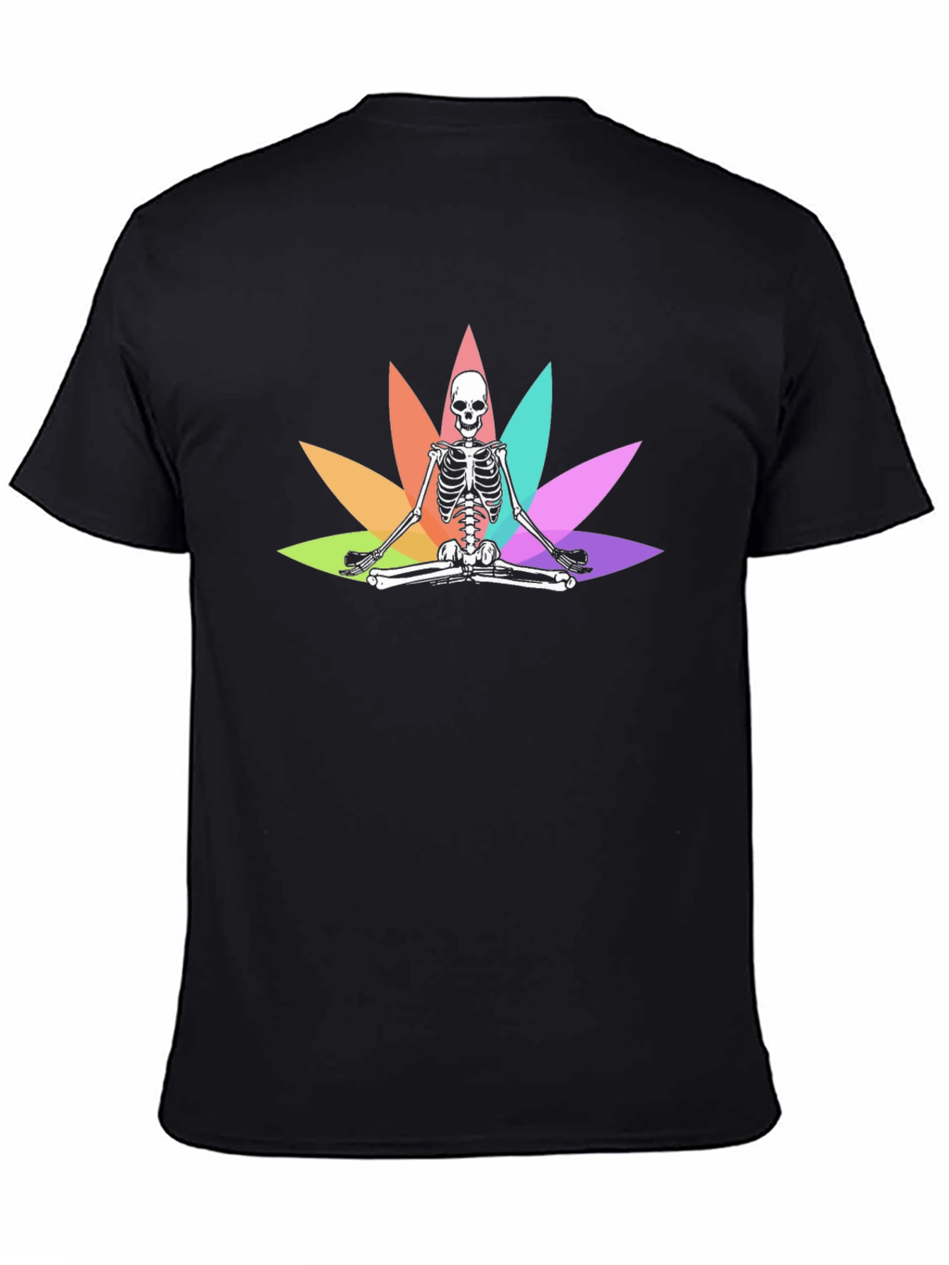 Meditating Skeleton Graphic Tee