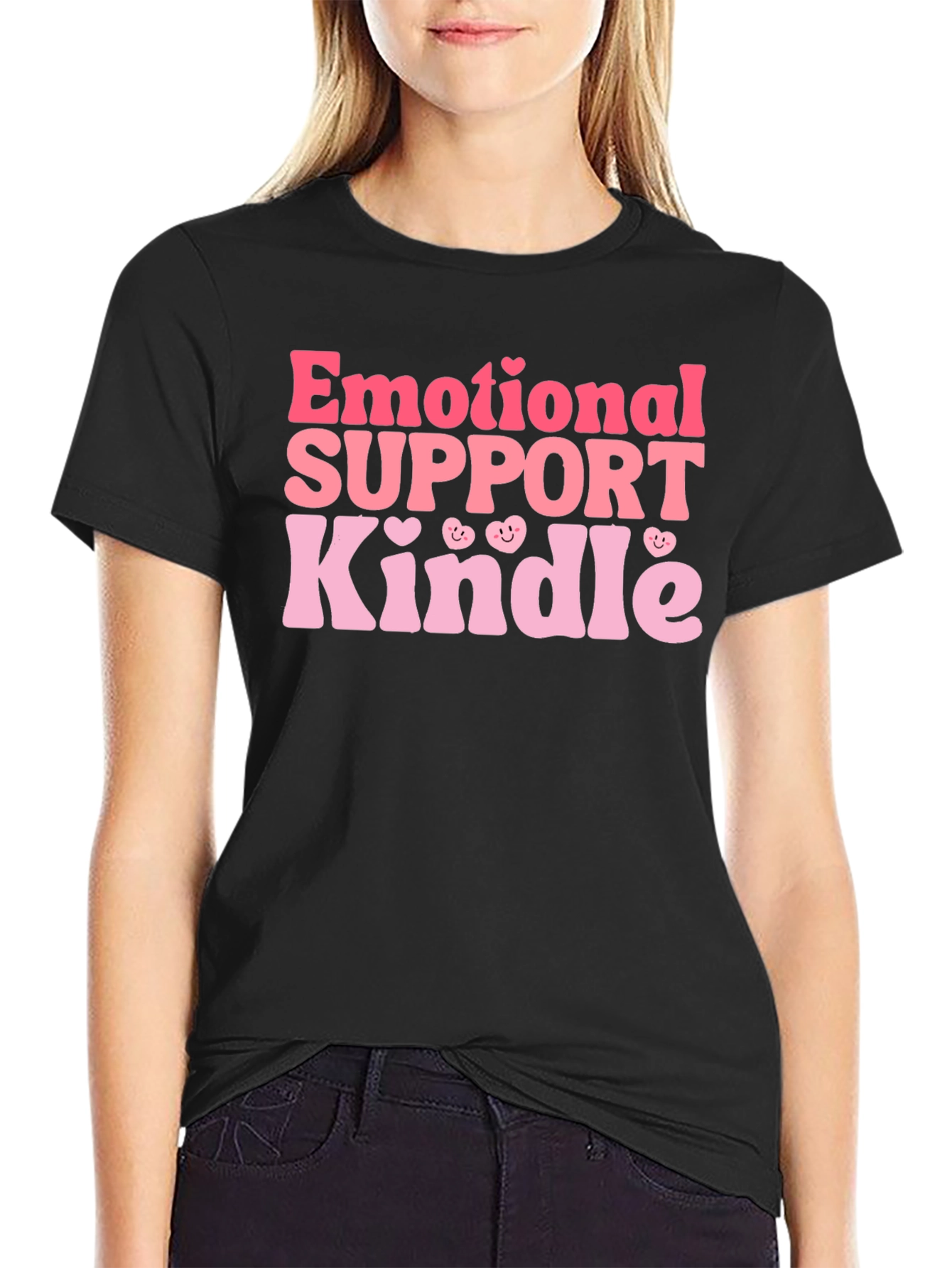 Emotional Support Kindle T-Shirt