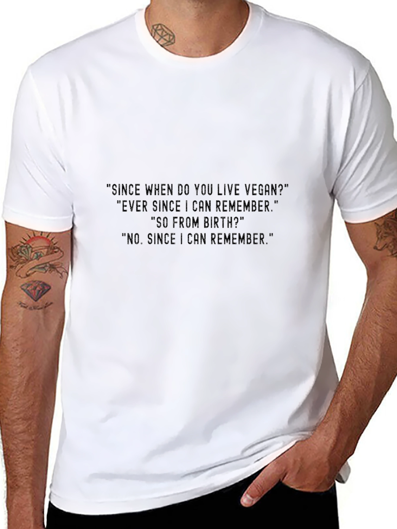 Vegan T-Shirt - Funny Vegan Quote Tee