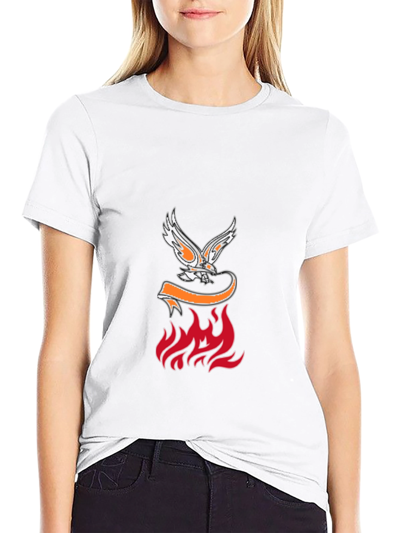 Eagle & Flames Graphic Tee