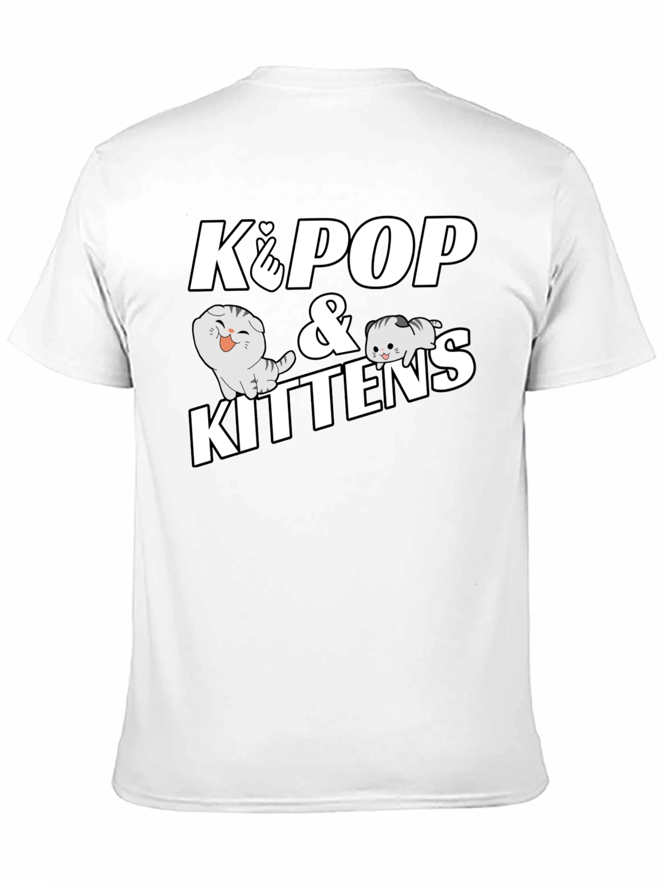 K-Pop and Kittens Graphic T-Shirt