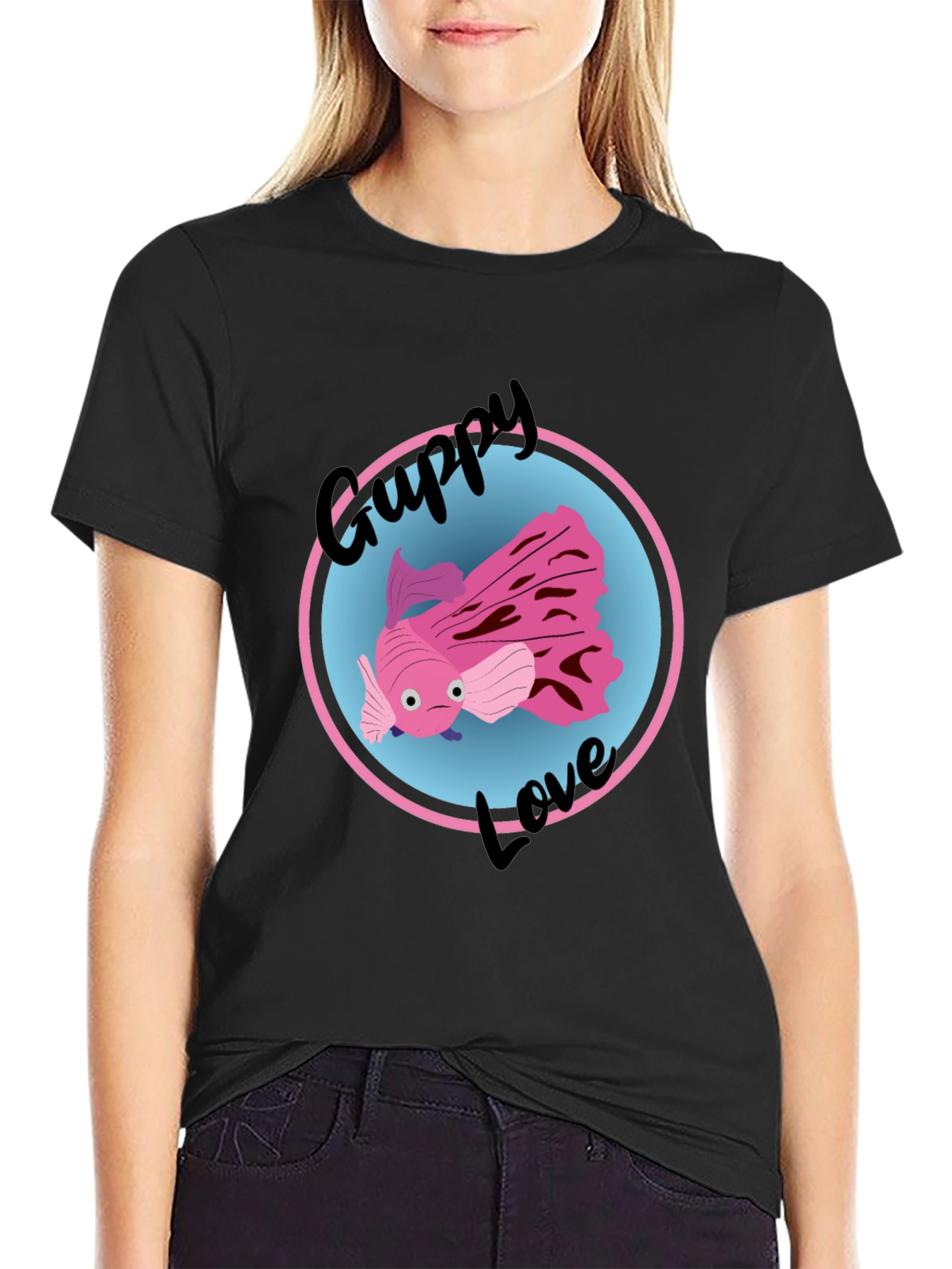 Guppy Love T-Shirt - Cute Fish Design