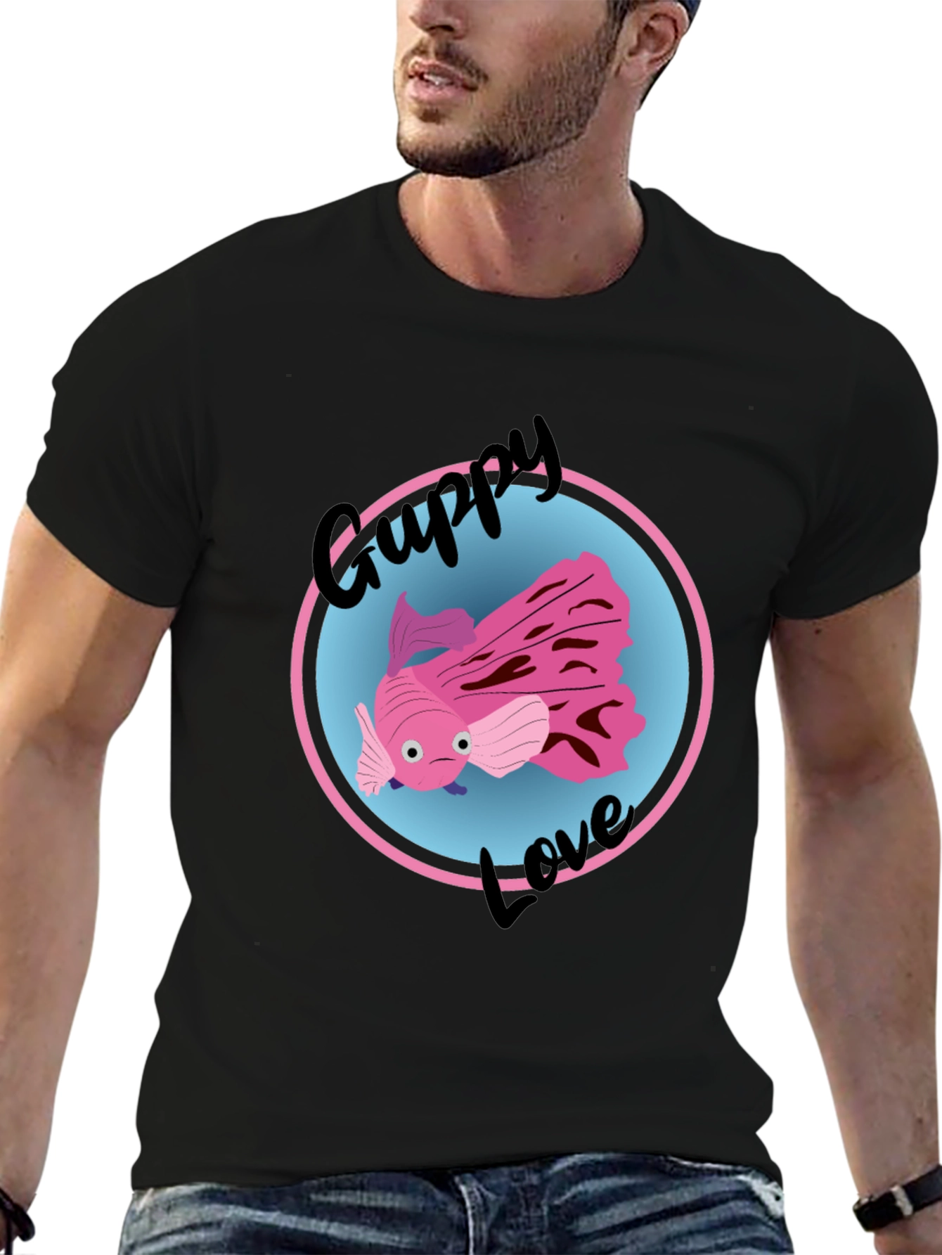 Guppy Love T-Shirt - Cute Fish Design