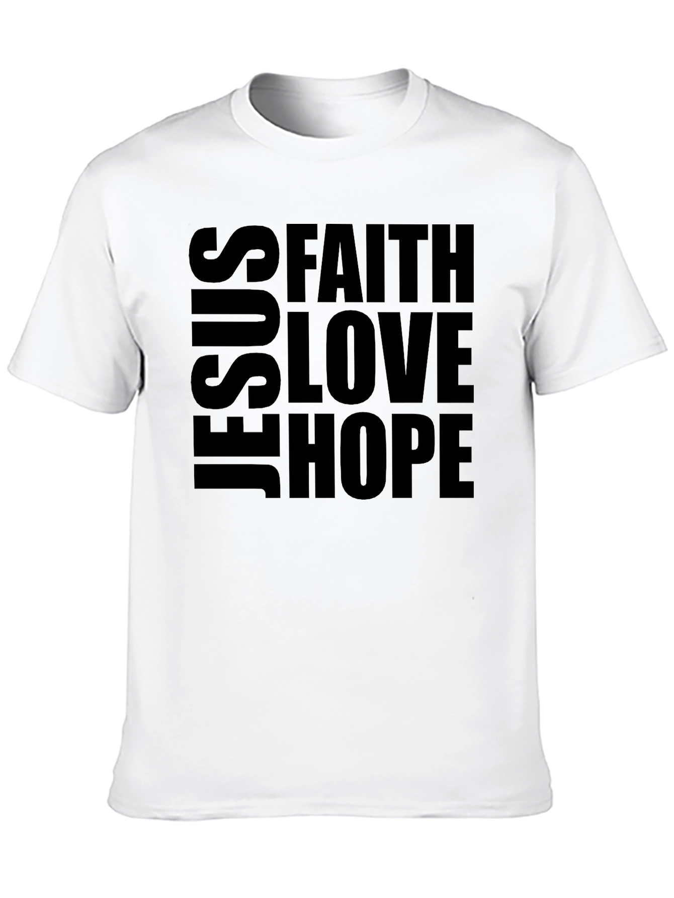 Faith Love Hope T-Shirt - Christian Inspired Design
