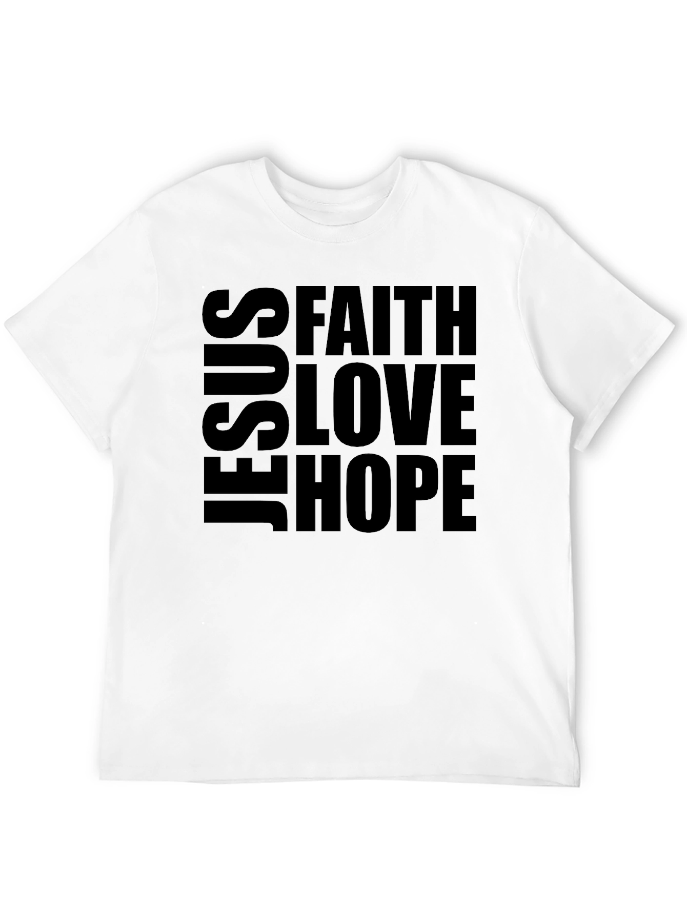 Faith Love Hope T-Shirt - Christian Inspired Design
