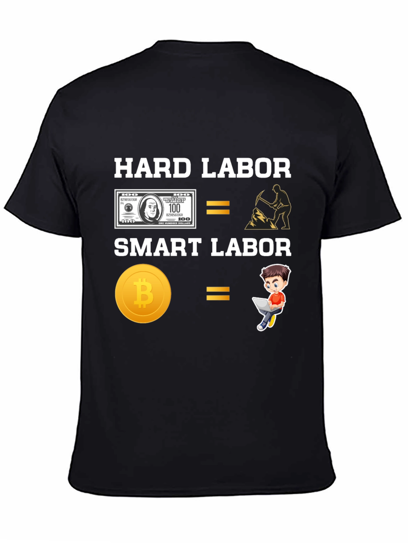 Hard Labor vs Smart Labor Crypto Tee
